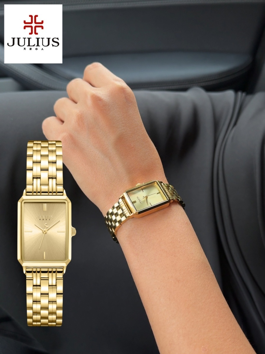 Кварцевые JULIUS M1gold нержавеющая сталь