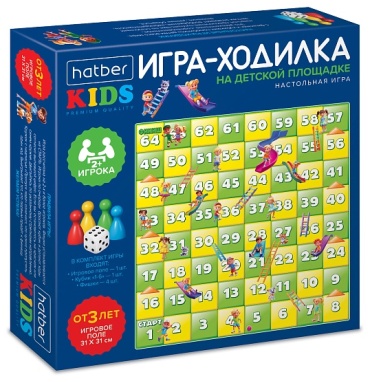 Настольная игра Hatber Настольная Игра Ходилка Пазл На детской площадке Ин3_36850