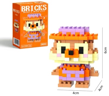 Конструктор Bricks Дейл/Чип и Дейл С1033, деталей 169 шт