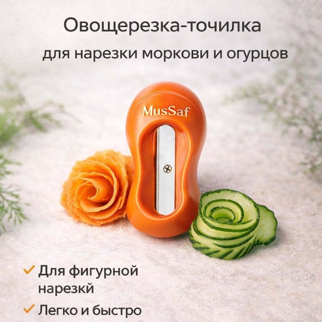 MusSaf овощерезка Точилка, пластик