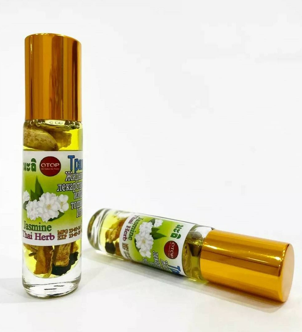 Thai herb ингалятор-карандаш жидкий тайский бальзам жасмин 10 мл