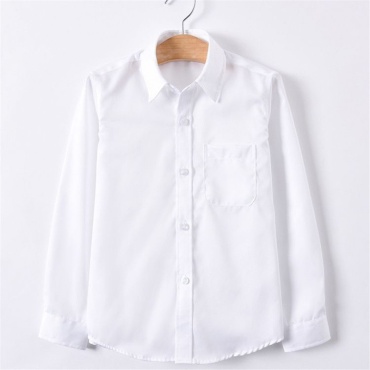 Рубашка прямая COTTON белый