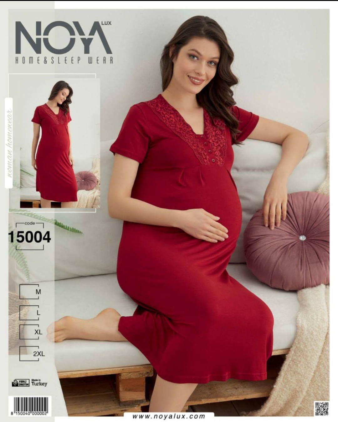 Ночная сорочка Noya Lux красный