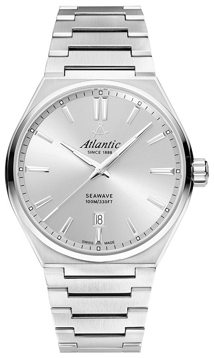 Кварцевые Atlantic 58366.41.21 сталь, нержавеющая сталь