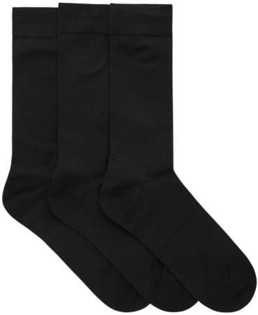 Носки MYSOX 3 пары черный 41-46