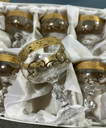 Bohemia Crystal креманка Claudia 200 круглая 6 шт, стекло