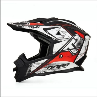 Tiger MX PRO HELMET черный, красный, белый 2XL