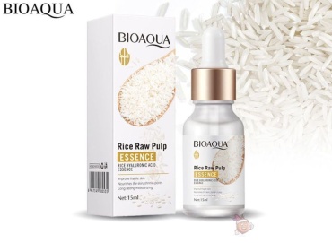 Bioaqua сыворотка Сыворотка для лица с экстрактом риса BioAqua Rice Raw Pulp Essence для лица, для области вокруг глаз 15 мл