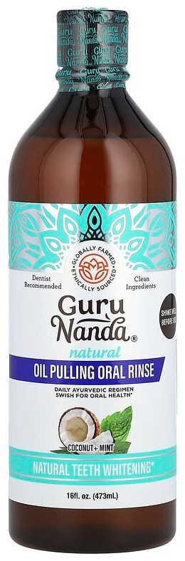 GuruNanda Coconut Munt ополаскиватель мятный 473 мл