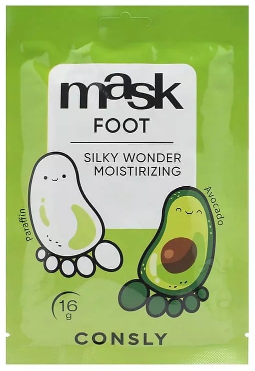 CONSLY маска для ног Silky Wonder 1 пара