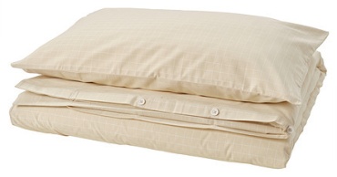 Комплект IKEA DOFTAKLEJA 1.5-спальный хлопок, 1 наволочка: 50x75 см
