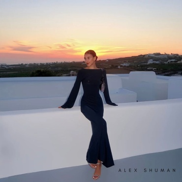 Платье ALEX SHUMAN черный