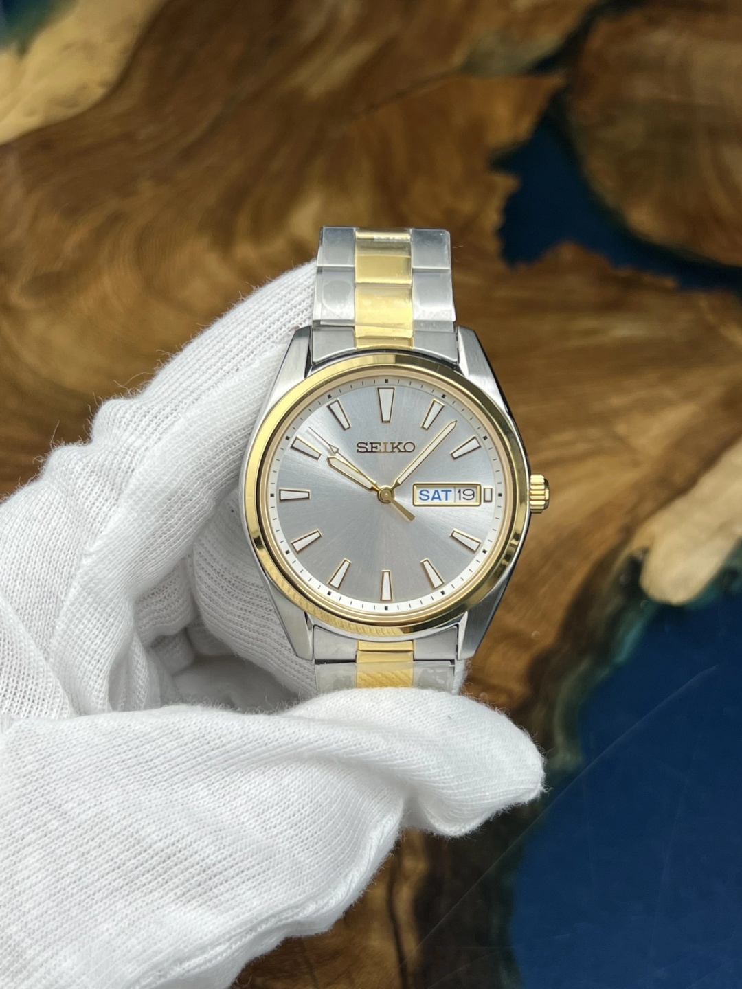 Кварцевые Seiko SUR446P1 нержавеющая сталь