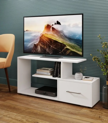 ТВ-тумба напольная Aiba Mebel KCT11976669, 105x50x28 см, белый