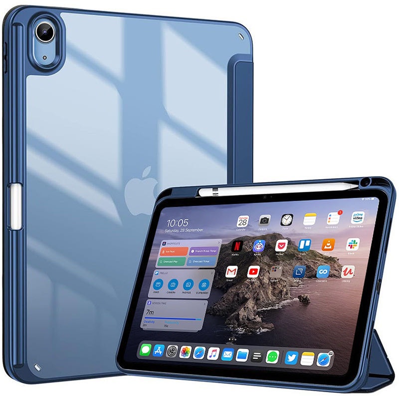 Чехол DEPREMIOS для Apple iPad 11 A16 (2025), iPad (2022) 11 дюйм синий