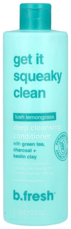 B.fresh Get It Squeaky Clean, кондиционер для глубокого очищения, для жирных волос, пышный лемонграсс, 355 мл кондиционер 355 мл