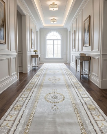 Ковровая дорожка Bal Carpet короткий ворс, хлопок, полиэстер, 100 см x 7.5 м