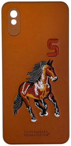 Чехол Santa Barbara Polo & Racquet Club для Xiaomi Redmi 9a коричневый