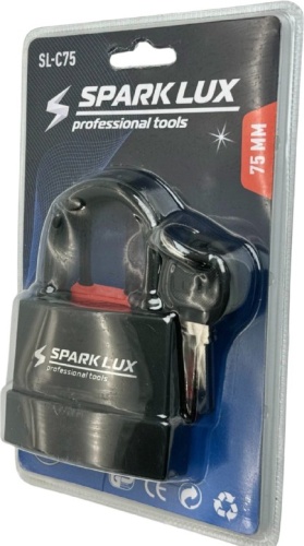 Замок навесной, английский Spark Lux Замок навесной, английский, 115х75 мм
