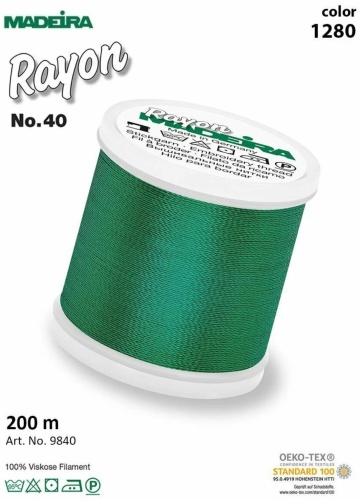 Madeira Rayon № 40 9840-1280 200 м 1 шт