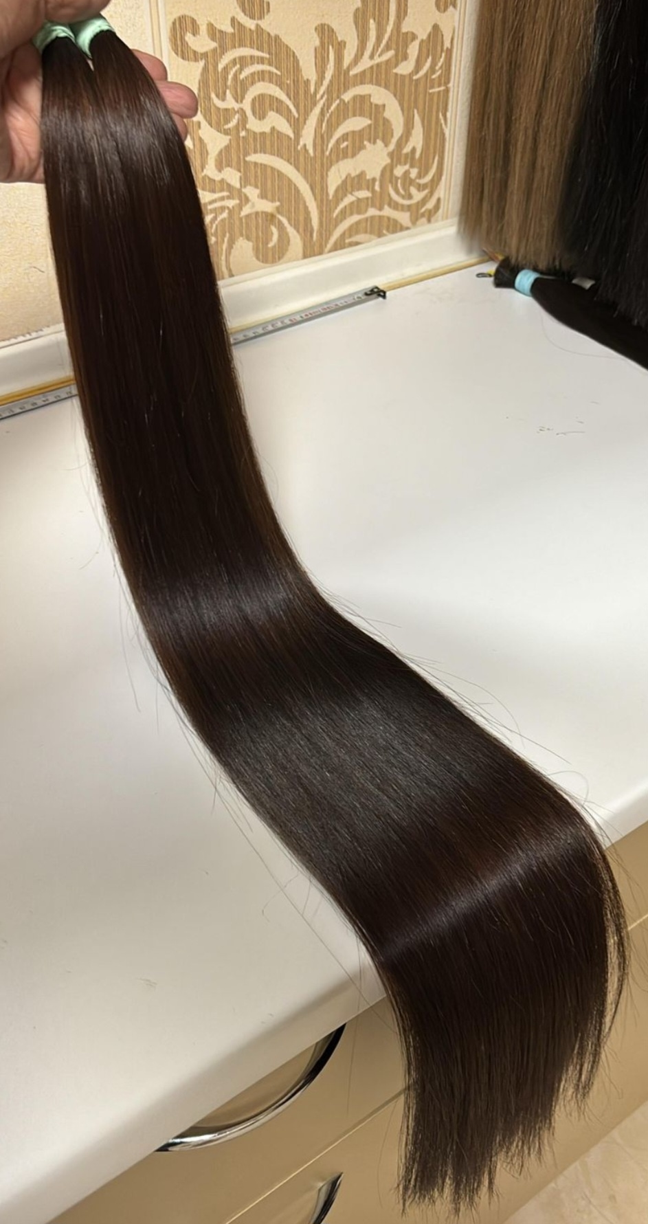 Lux Hair волос для наращивания каштан женский
