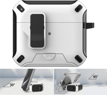 Чехол CLASSNO для Apple AirPods, AirPods 2 белый
