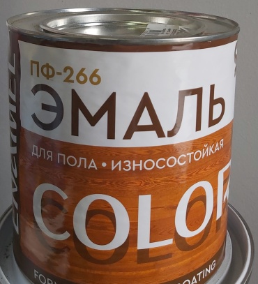Эмаль полуглянцевая Color ПФ-226 20 кг, тон желто-коричневый