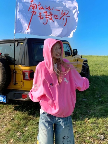 Худи IN STYLE розовый