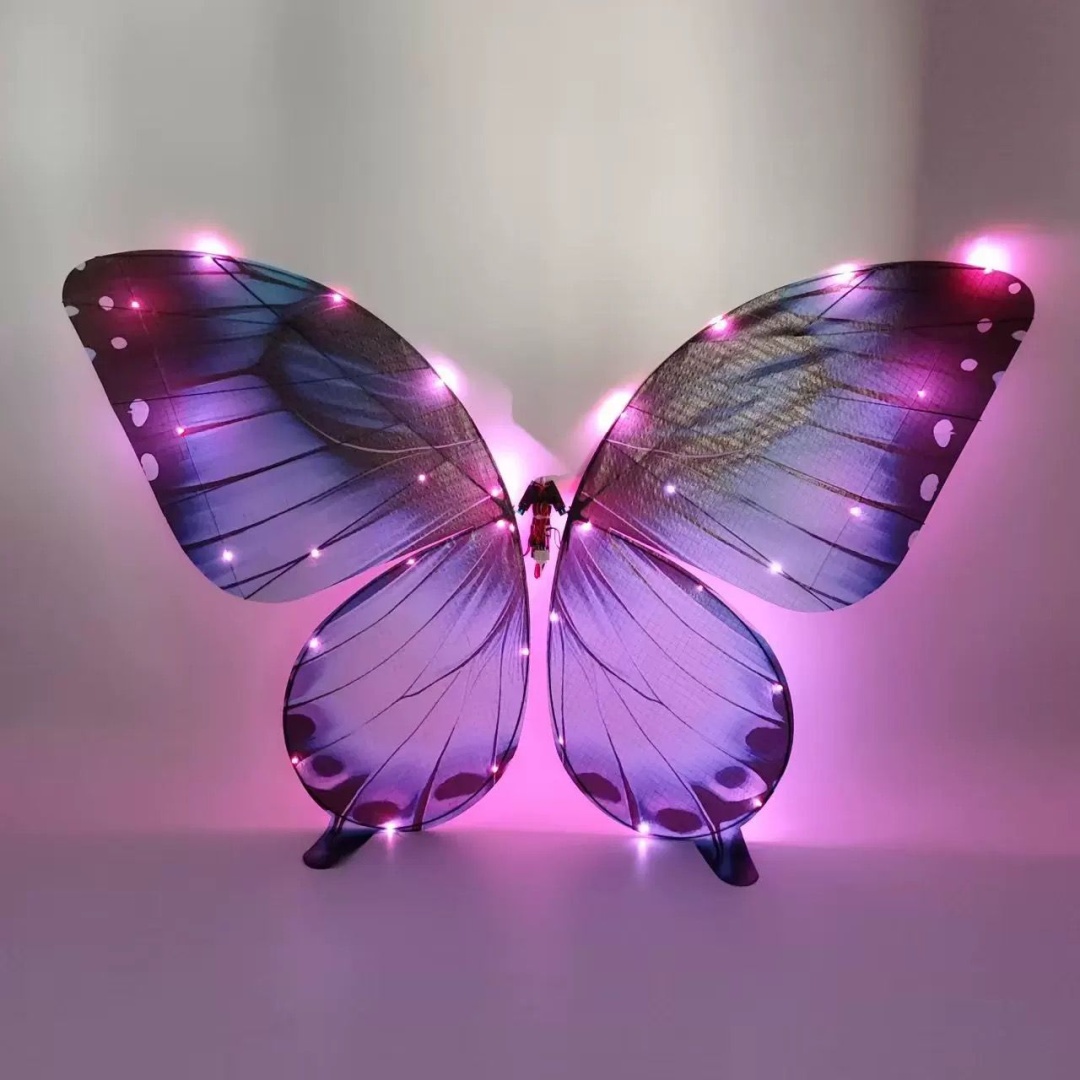 RunRey декоративный светильник подвесной LED Butterfly RGB RC, розовый, синий, фиолетовый