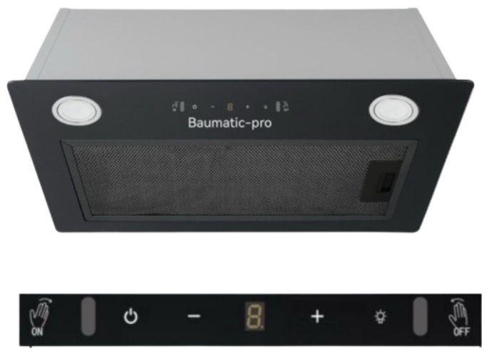 Вытяжка Baumatic-PRO TB0852 черный