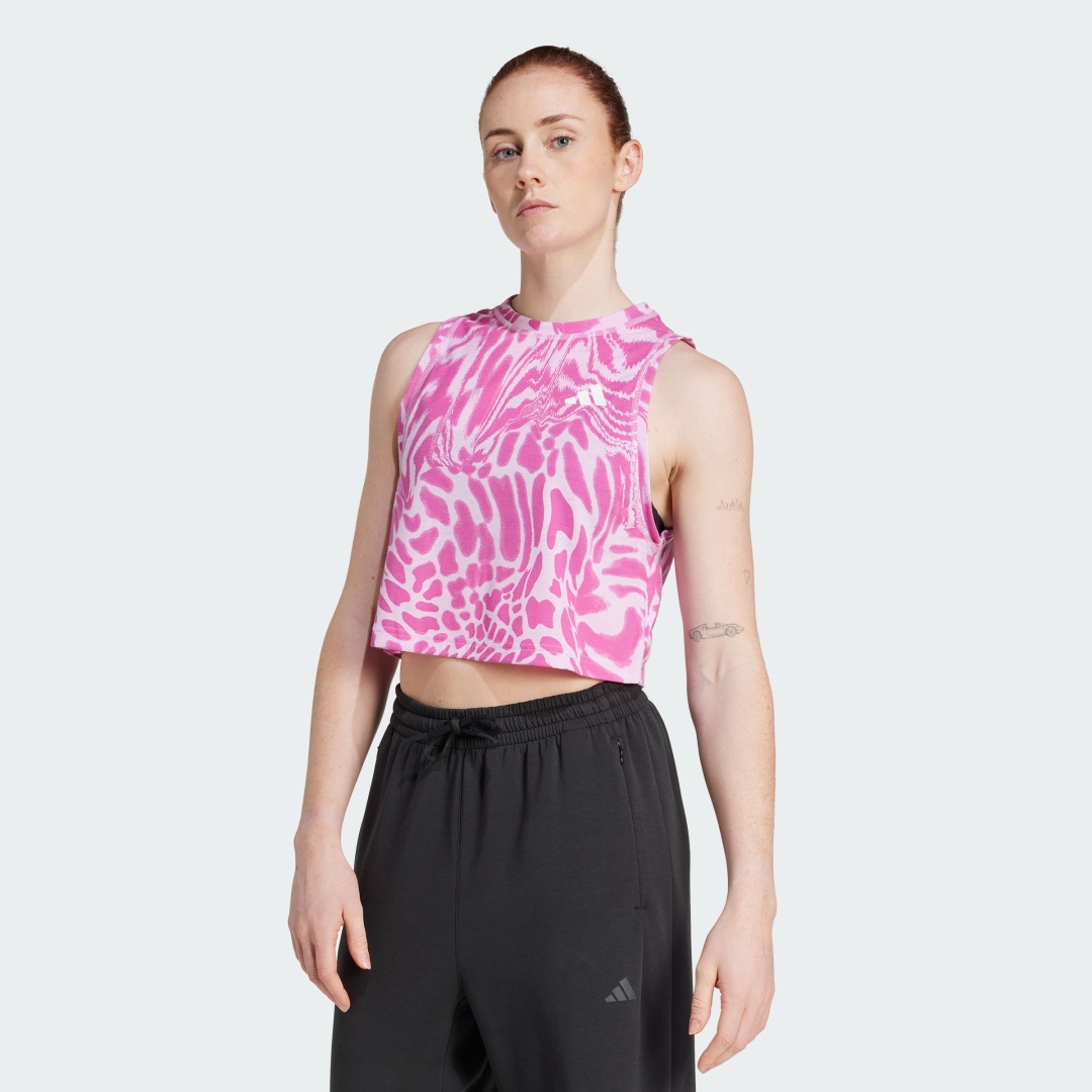 Майка adidas фиолетовый