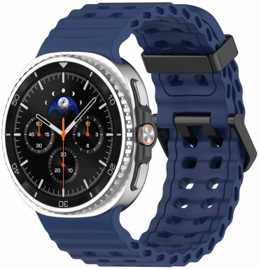 Ремешок BOGEMA для Samsung Galaxy Watch8 Classic, Galaxy Watch8 синий