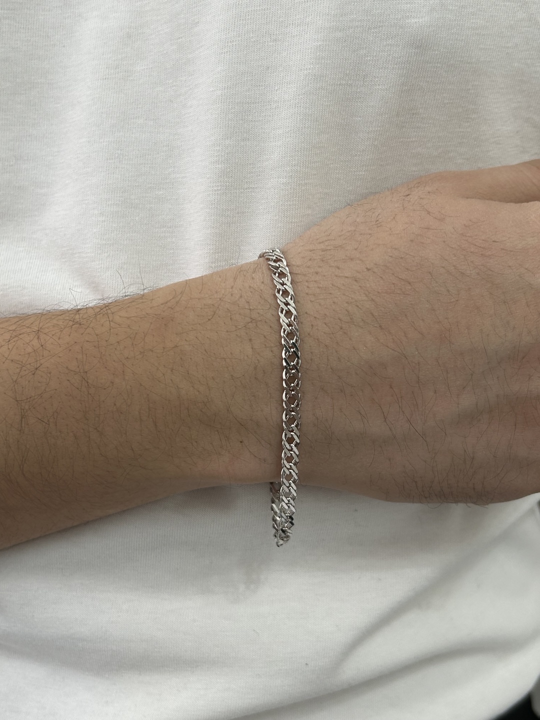 Lovely jewelry 968148602 длина 21 см, вес 5.7 г серебро, плетение двойной ромб