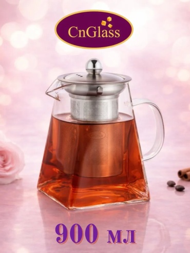 Чайник CnGlass 18590137 0.9 л, сталь