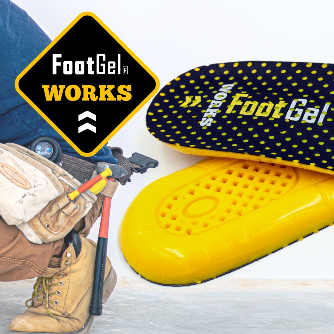 FOOTGEL стельки FGWRKS-3942 размер 39-42, классические, для рабочей обуви