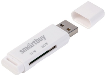 Smartbuy SBR-715-W USB 2.0 для SD, SDHC, SDXC, microSD, micro SDHC, micro SDXC