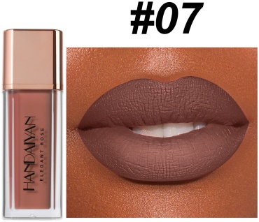 HANDAIYAN Elegant Rose Matte жидкая помада 07 Терракотовый коричневый