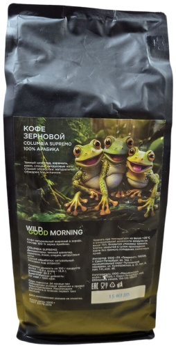 Кофе Wild Good Morning Columbia Supremo зерновой 1000 г