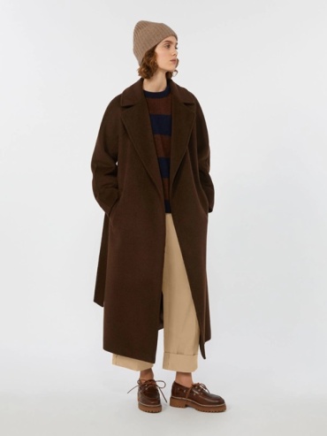 Пальто Max Mara коричневый
