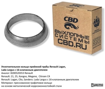 CBD кольцо глушителя 8200520353