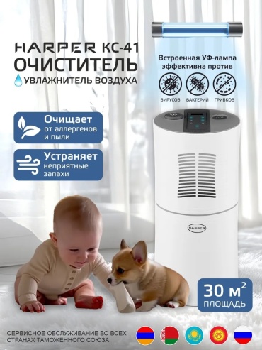 Приточный очиститель HARPER 192630219 белый
