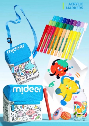 Маркер MiDeer MIDEER36, 36 шт, 2 мм, Разноцветные