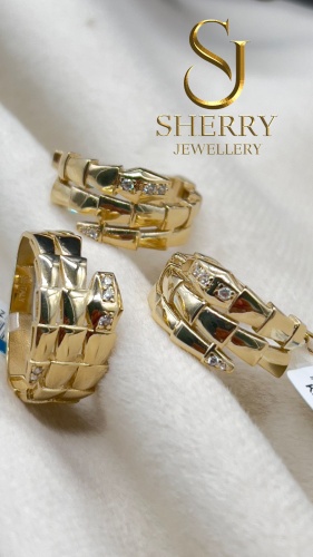 SHERRY 52250 вес 7.99 г золото, фианит