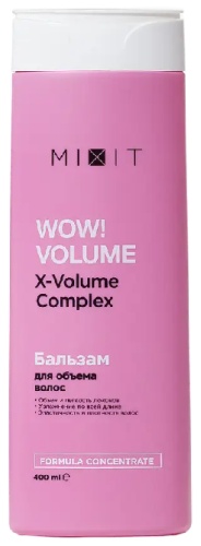 MIXIT бальзам WOW!VOLUME AHA & BHA 400 мл