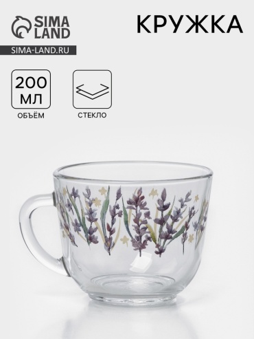 Кружка ОСЗ , 200 мл, стекло, 1 шт.
