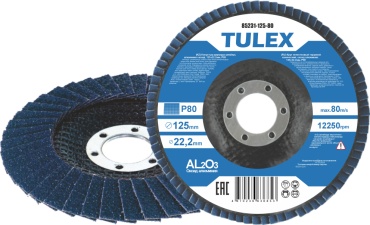 Tulex лепестковый диск 85231-125-80 125x22.2 мм 1 шт