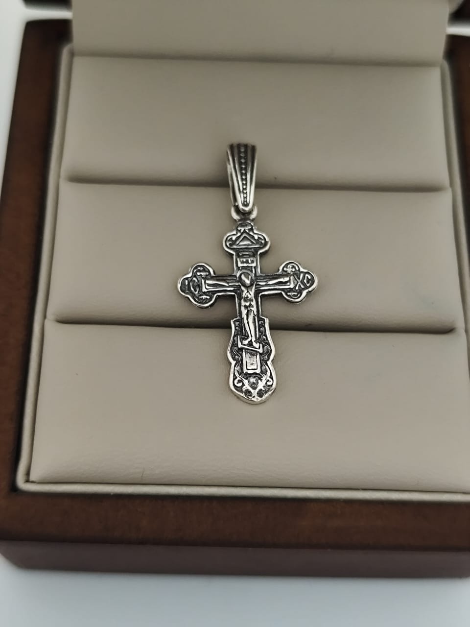 Крестик BEST JEWELER 205038613 вес 2.89 г серебро, без вставок