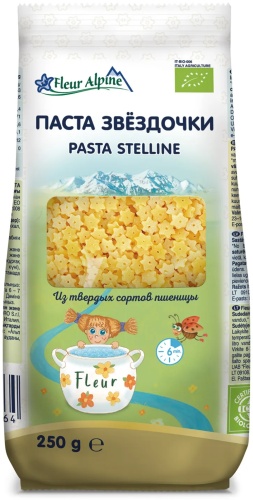 Fleur Alpine паста звездочки 250 г