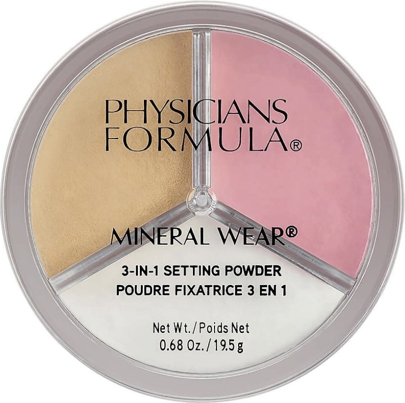Пудра Physicians Formula Пудра рассыпчатая 3 в 1 Mineral Wear 3-in-1 Setting Powder рассыпчатая 3в1 бежевый