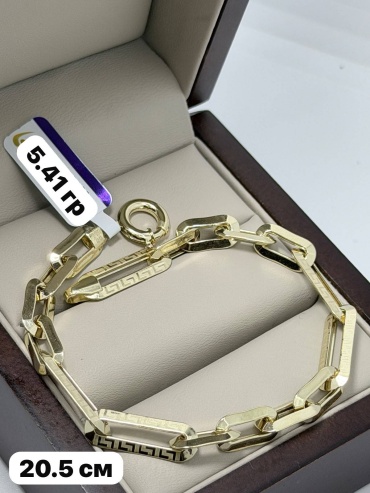Sandu gold 65089741 длина 20.5 см, вес 5.41 г золото, плетение якорное